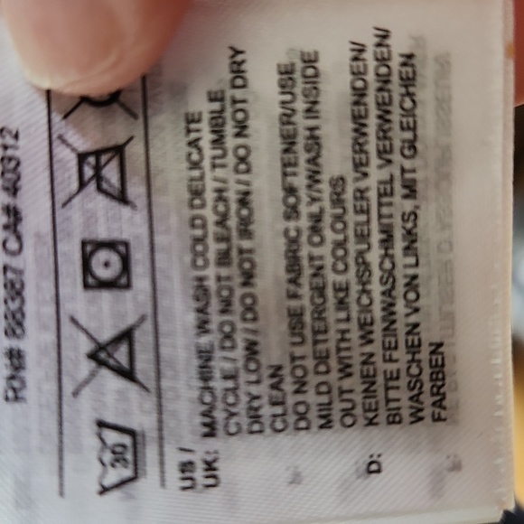 Adidas, Women's, Sz M,Sports Bra, Navy w Logo on R Chest &across Front Chest - Picture 7 of 8